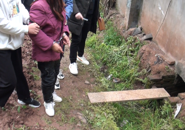 兩孫女被奶奶推拉進糞坑溺亡1.jpg