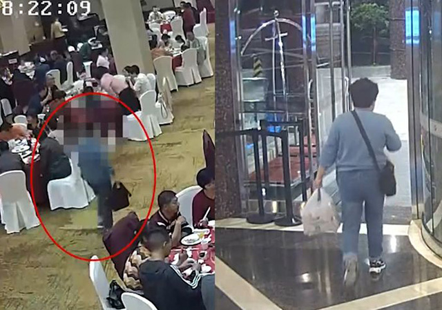 女子蹭吃喜壽宴順走白酒被拘.jpg